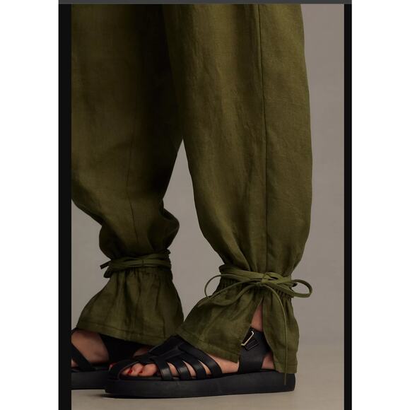 Anthropologie Ankle-Tie Pants - New Size 4 - Picture 4 of 5